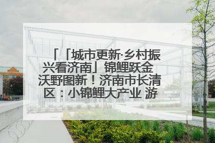 「城市更新·乡村振兴看济南」锦鲤跃金 沃野图新！济南市长清区：小锦鲤大产业 游出农旅新风景