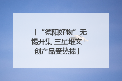 “德阳好物”无锡开集 三星堆文创产品受热捧