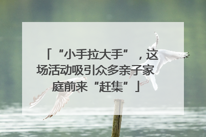 “小手拉大手”，这场活动吸引众多亲子家庭前来“赶集”
