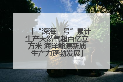 “深海一号”累计生产天然气超百亿立方米 海洋能源新质生产力蓬勃发展