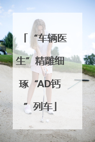 “车辆医生”精雕细琢“AD钙”列车