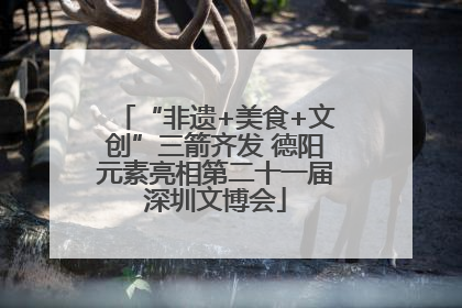 “非遗+美食+文创”三箭齐发 德阳元素亮相第二十一届深圳文博会