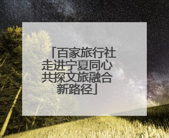 百家旅行社走进宁夏同心共探文旅融合新路径