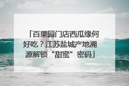 百果园门店西瓜缘何好吃？江苏盐城产地溯源解锁“甜蜜”密码