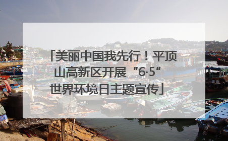 美丽中国我先行！平顶山高新区开展“6·5”世界环境日主题宣传