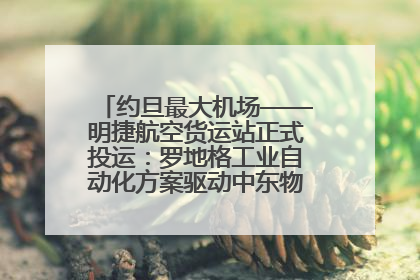 约旦最大机场——明捷航空货运站正式投运：罗地格工业自动化方案驱动中东物流未来新航向