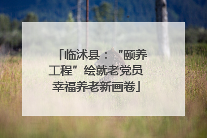 临沭县：“颐养工程”绘就老党员幸福养老新画卷