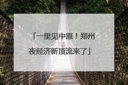 一里见中原！郑州夜经济新顶流来了