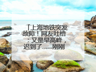 上海地铁突发故障！网友吐槽：又是早高峰，迟到了……刚刚，官方致歉→