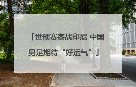 世预赛客战印尼 中国男足期待“好运气”