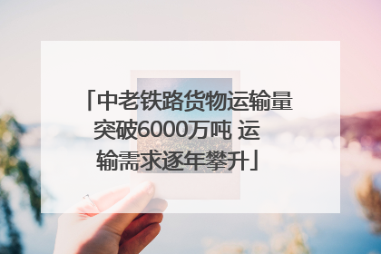 中老铁路货物运输量突破6000万吨 运输需求逐年攀升