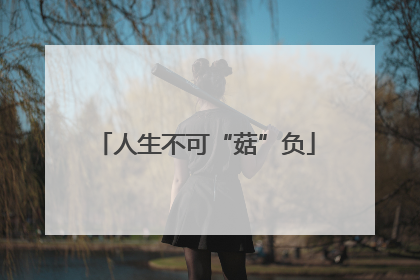 人生不可“菇”负