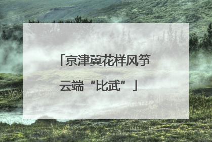 京津冀花样风筝云端“比武”