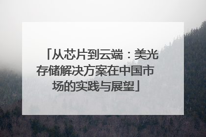 从芯片到云端：美光存储解决方案在中国市场的实践与展望