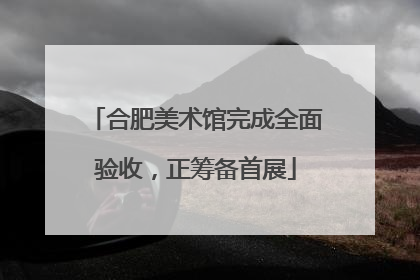 合肥美术馆完成全面验收，正筹备首展