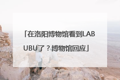 在洛阳博物馆看到LABUBU了？博物馆回应
