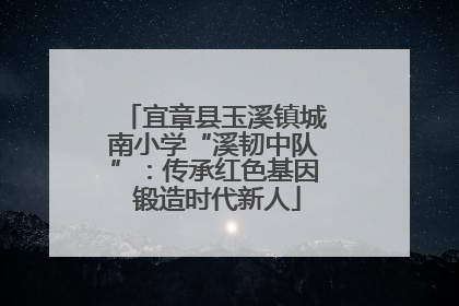 宜章县玉溪镇城南小学“溪韧中队”：传承红色基因 锻造时代新人