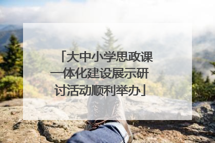大中小学思政课一体化建设展示研讨活动顺利举办
