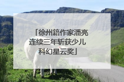 徐州籍作家潘亮连续三年斩获少儿科幻星云奖