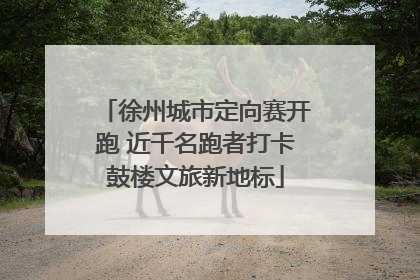 徐州城市定向赛开跑 近千名跑者打卡鼓楼文旅新地标