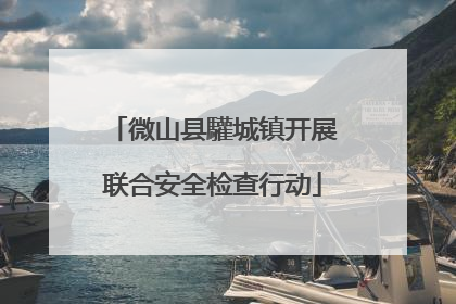 微山县驩城镇开展联合安全检查行动