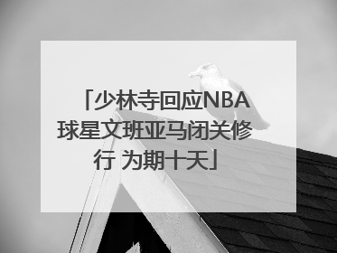 少林寺回应NBA球星文班亚马闭关修行 为期十天