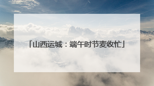山西运城：端午时节麦收忙