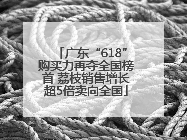 广东“618”购买力再夺全国榜首 荔枝销售增长超5倍卖向全国