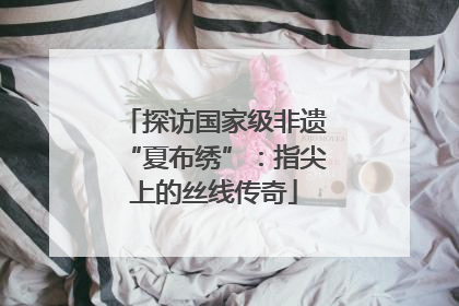 探访国家级非遗“夏布绣”：指尖上的丝线传奇