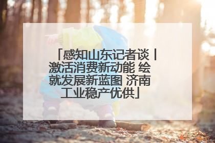 感知山东记者谈丨激活消费新动能 绘就发展新蓝图 济南工业稳产优供