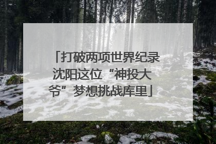 打破两项世界纪录 沈阳这位“神投大爷”梦想挑战库里