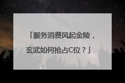 服务消费风起金陵，玄武如何抢占C位？