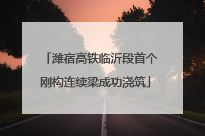 潍宿高铁临沂段首个刚构连续梁成功浇筑