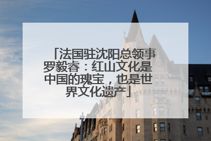 法国驻沈阳总领事罗毅睿：红山文化是中国的瑰宝，也是世界文化遗产
