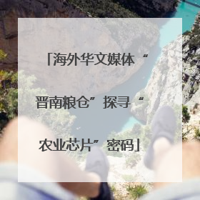 海外华文媒体“晋南粮仓”探寻“农业芯片”密码