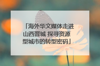 海外华文媒体走进山西晋城 探寻资源型城市的转型密码