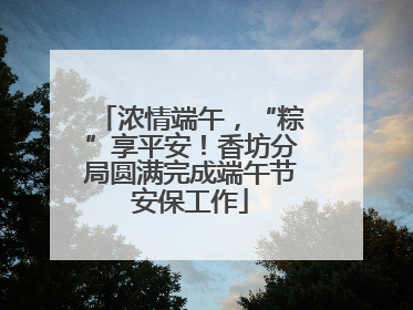 浓情端午，“粽”享平安！香坊分局圆满完成端午节安保工作
