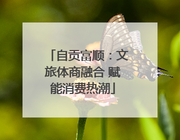 自贡富顺：文旅体商融合 赋能消费热潮
