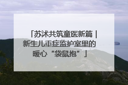 苏沭共筑童医新篇｜新生儿重症监护室里的暖心“袋鼠抱”