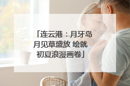 连云港：月牙岛月见草盛放 绘就初夏浪漫画卷
