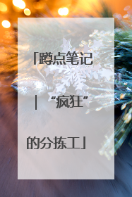 蹲点笔记｜“疯狂”的分拣工