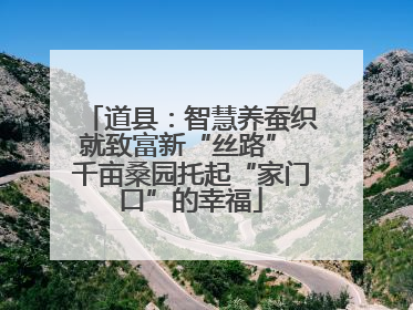 道县：智慧养蚕织就致富新“丝路” 千亩桑园托起“家门口”的幸福