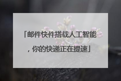 邮件快件搭载人工智能，你的快递正在提速
