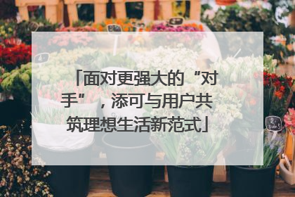 面对更强大的“对手”，添可与用户共筑理想生活新范式