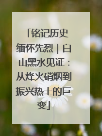铭记历史 缅怀先烈｜白山黑水见证：从烽火硝烟到振兴热土的巨变