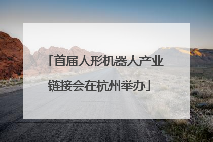 首届人形机器人产业链接会在杭州举办