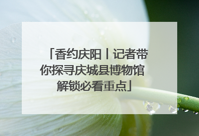 香约庆阳丨记者带你探寻庆城县博物馆 解锁必看重点