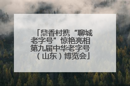 鼎香村携“聊城老字号”惊艳亮相第九届中华老字号（山东）博览会