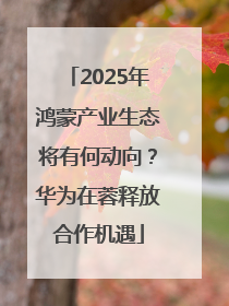 2025年鸿蒙产业生态将有何动向？华为在蓉释放合作机遇
