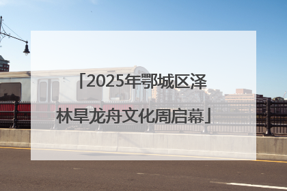 2025年鄂城区泽林旱龙舟文化周启幕